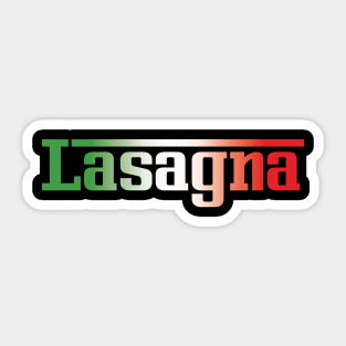 Lasagna Sticker